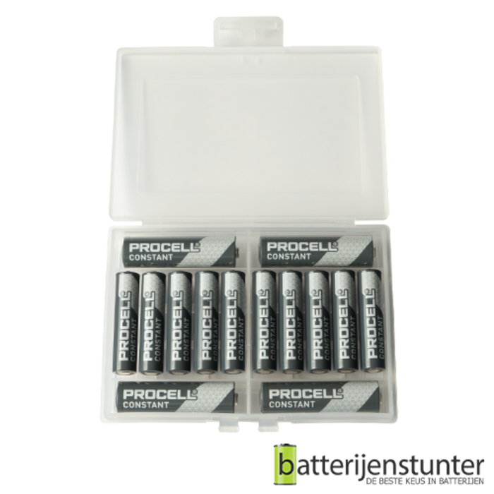 opbergdoosje met assortiment batterijen