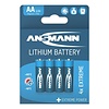 Ansmann extreme lithium AA batterijen 4 stuks