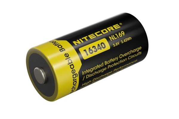 Nitecore RCR123A  16340 oplaadbare batterij