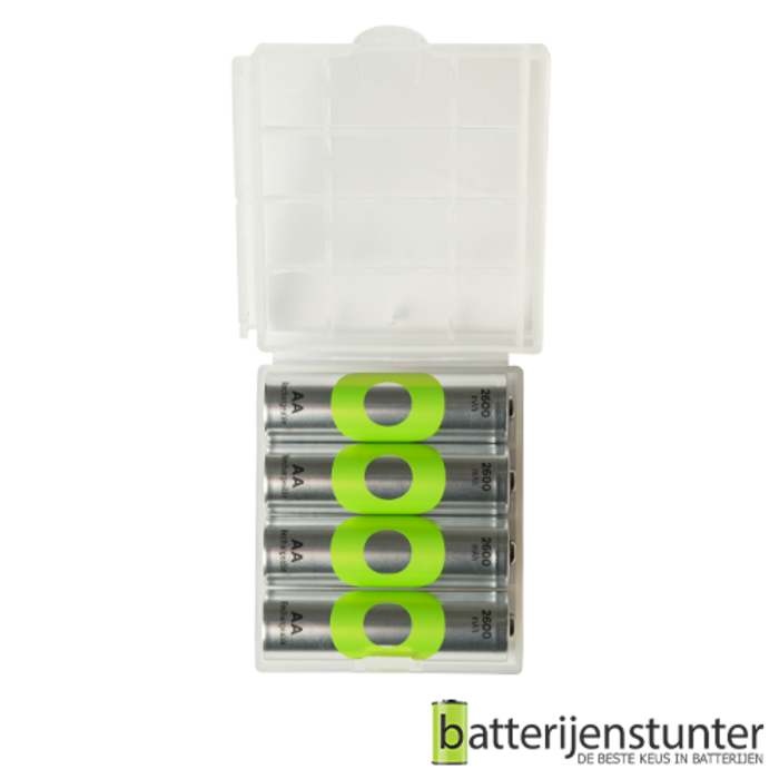 GP ReCyko oplaadbare AA batterijen 2600mAh 4 stuks