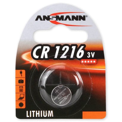 CR1216 3V Ansmann lithium knoopcel batterij (3 Volt)