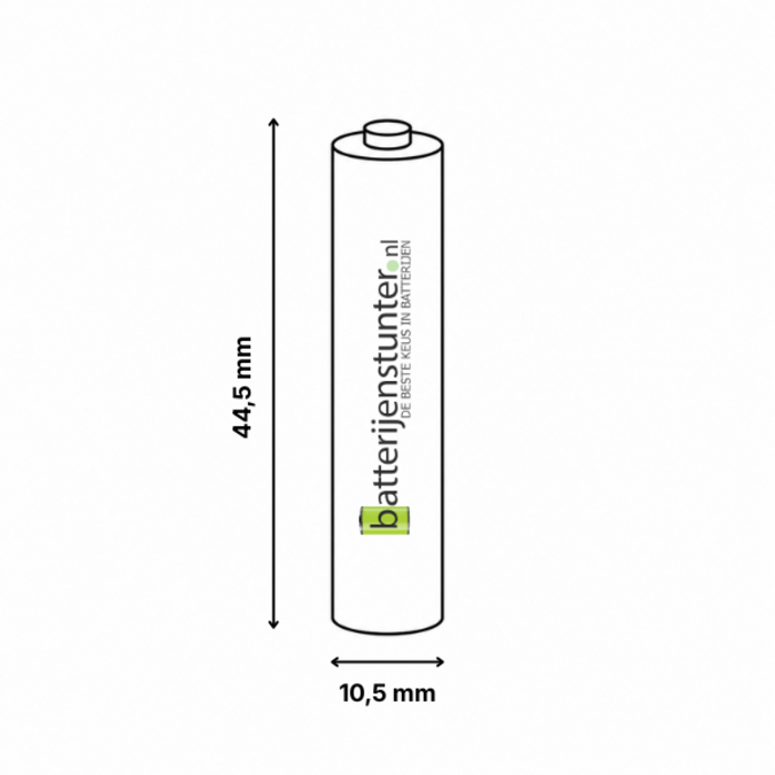 GP ReCyko oplaadbare AAA batterijen 950mAh 4 stuks