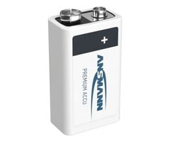 Ansmann oplaadbare 9V batterij 300mAh