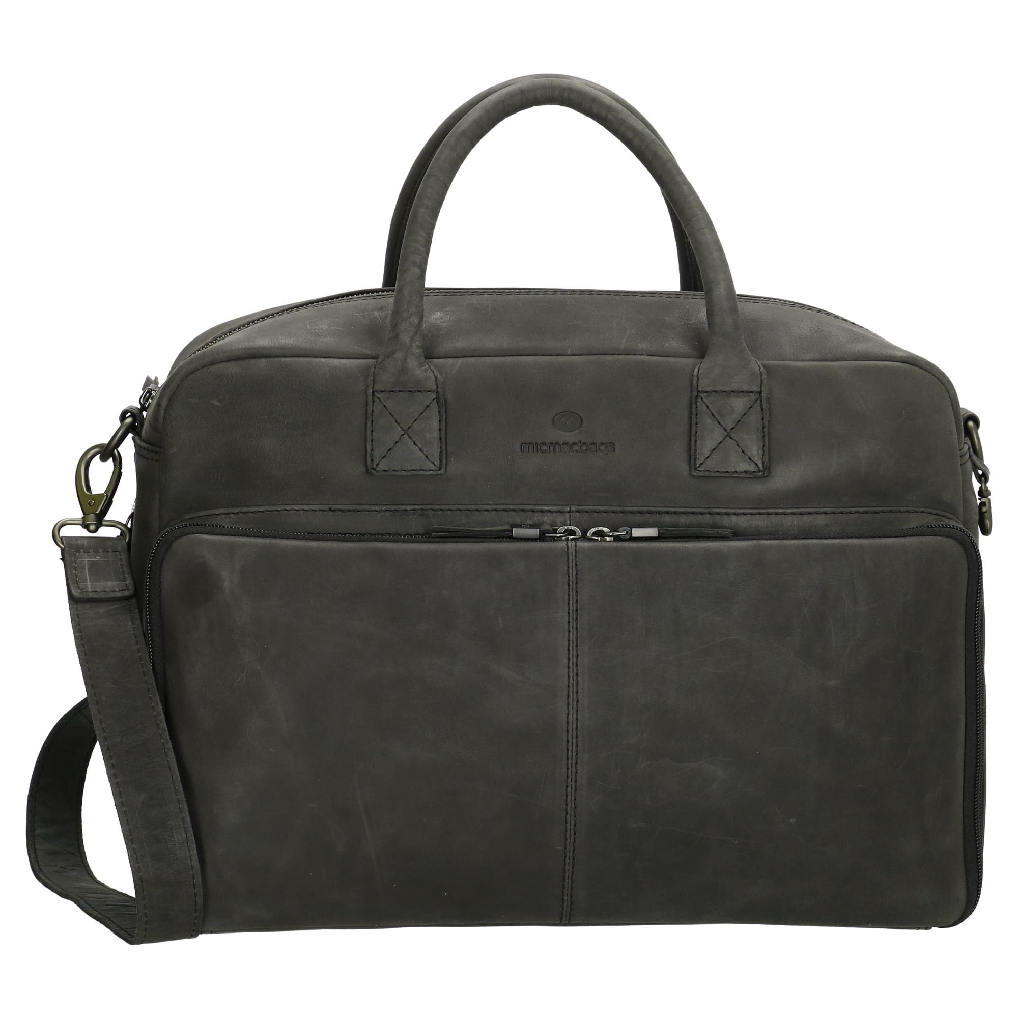 Micmacbags leren luiertas Malmo zwart Micmacbags leren luiertas Malmo zwart