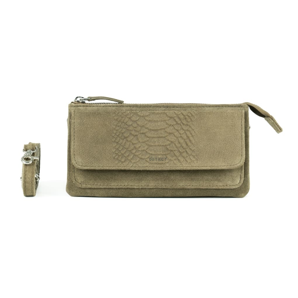 DSTRCT Portland Road Crossbody Clutch Wallet Khaki online kopen