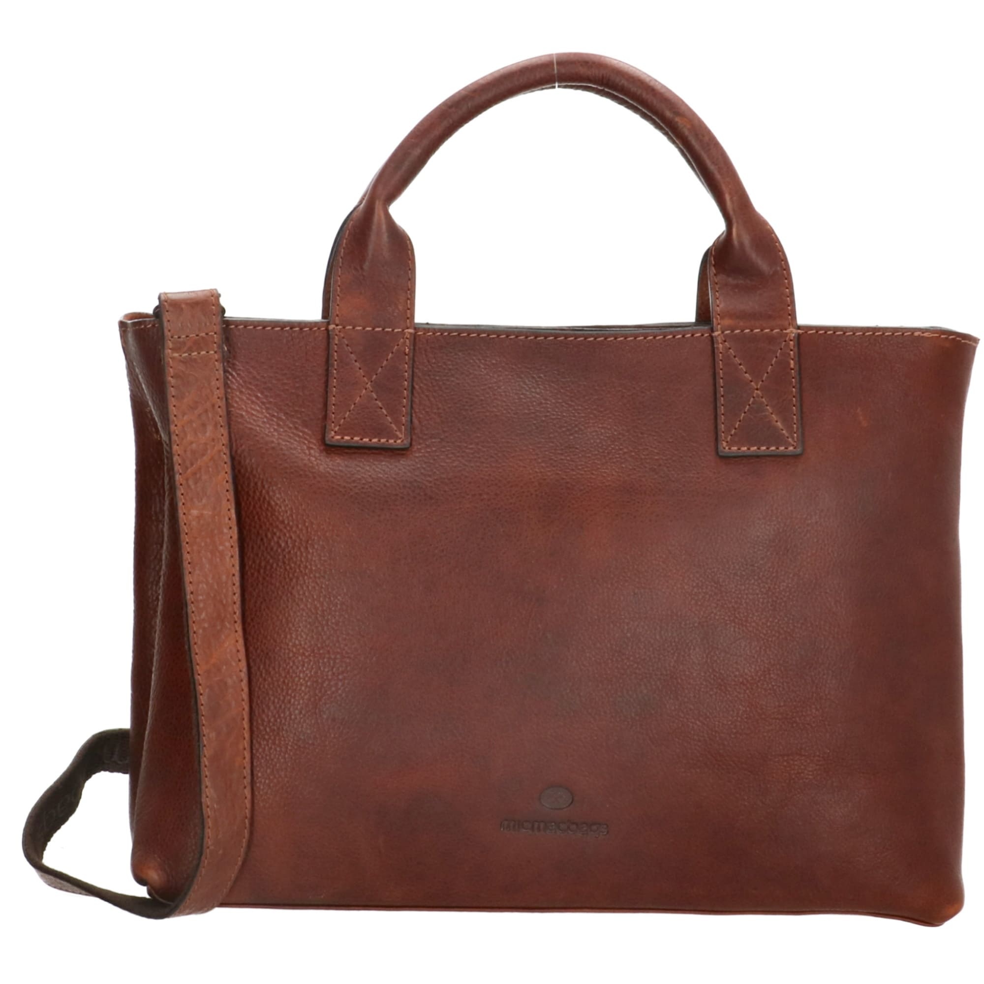 Micmacbags leren handtas Discover bruin Micmacbags leren handtas Discover bruin