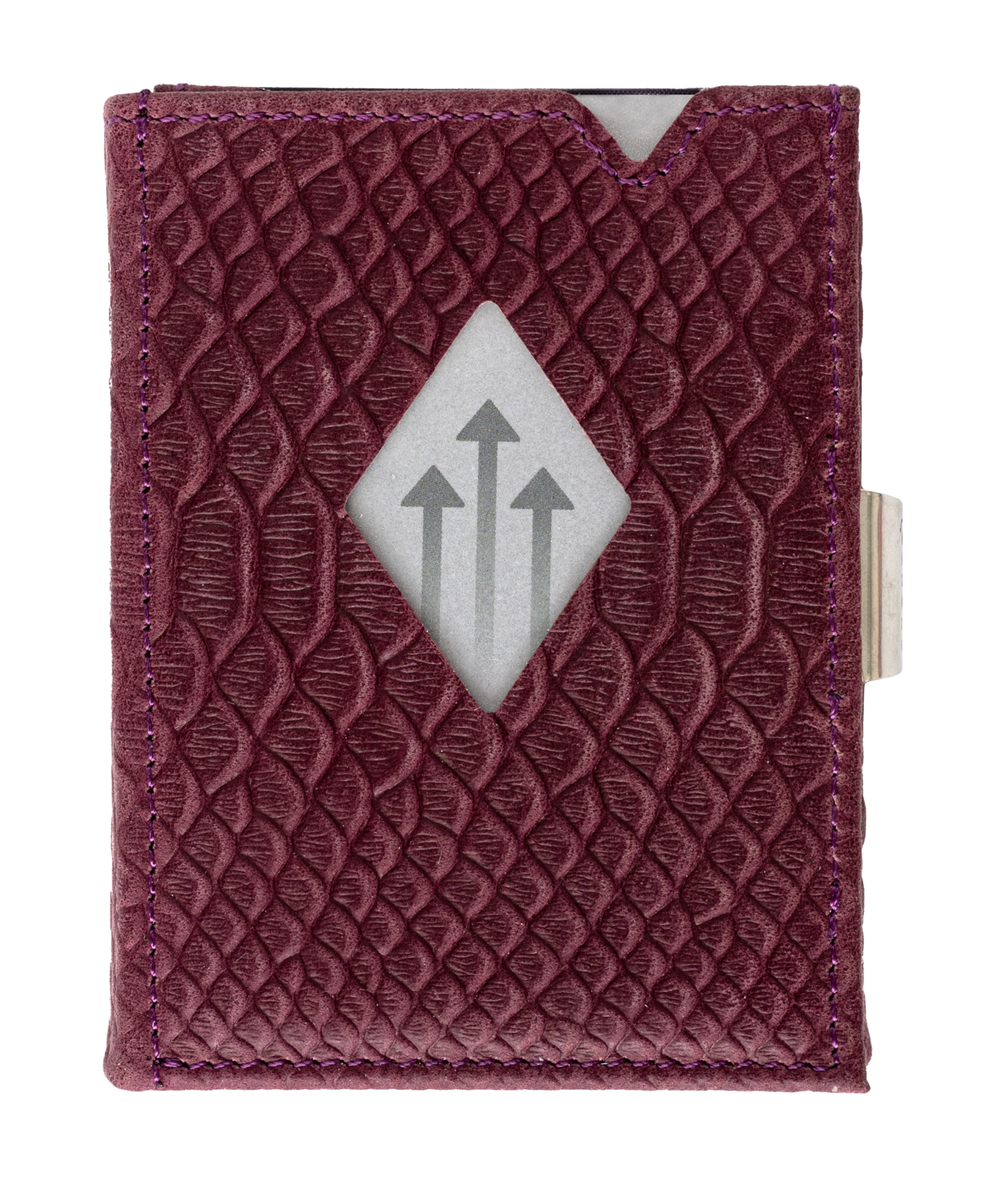 Exentri Dames Portemonnee / Wallet - Leather - Paars