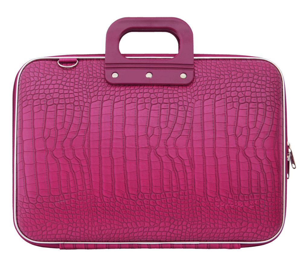 Bombata Croco Hardcase Laptoptas 17 Inch Dark Pink bombata kopen in de aanbieding Bombata Croco Hardcase Laptoptas 17 Inch Dark Pink bombata kopen in de aanbieding