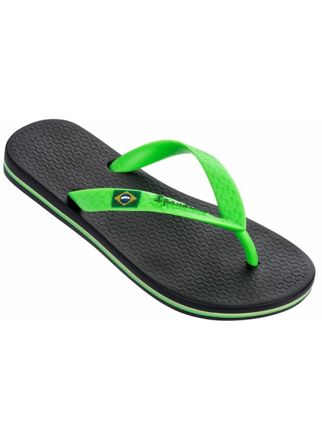 plank Gedachte Verwachten Ipanema Classic Brasil zwart groen slippers kids - outletsportschoenen.nl