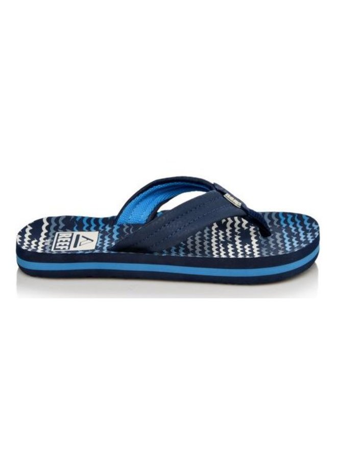 Little AHI blue horizon slippers kids