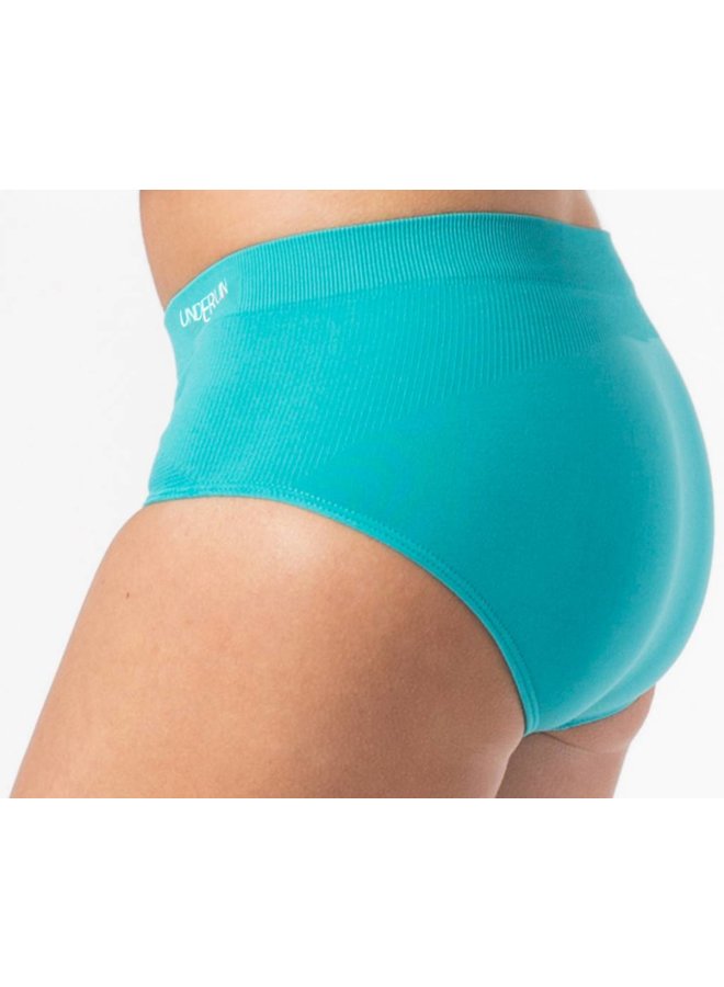 Underun hipster turquoise sportondergoed dames