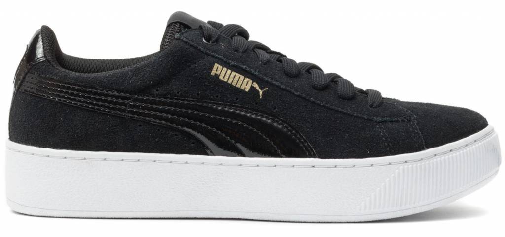 puma platform zwart