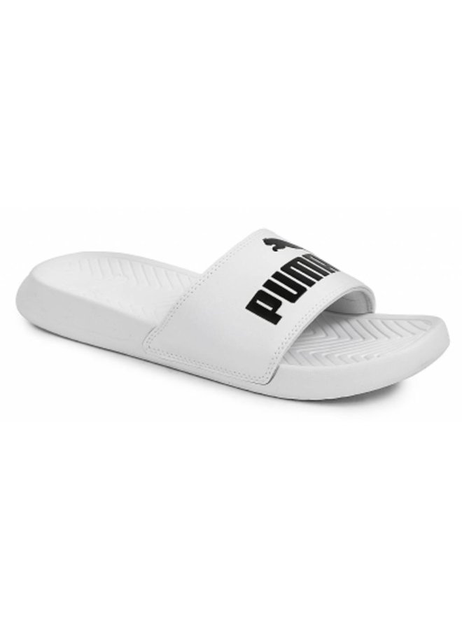 Spectaculair Locomotief Definitie Puma Popcat badslippers wit uni (360265-12) - outletsportschoenen.nl