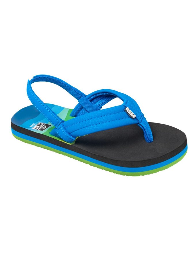 Reef Little AHI blauw groen slippers kids