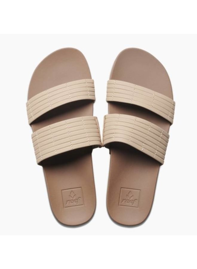 Reef Cushion Bounce Slide beige slippers dames