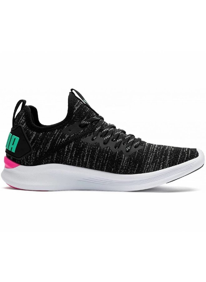 Puma Ignite Flash EvoKNIT zwart roze sneakers dames