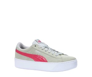 Puma Vikky Platform Jr grijs roze sneakers kids (366485-06) -  outletsportschoenen.nl