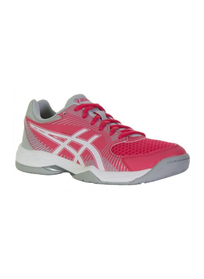 Asics Gel Task roze grijs indoor schoenen dames - outletsportschoenen.nl