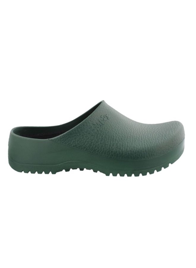 Super Birki groen slippers uni