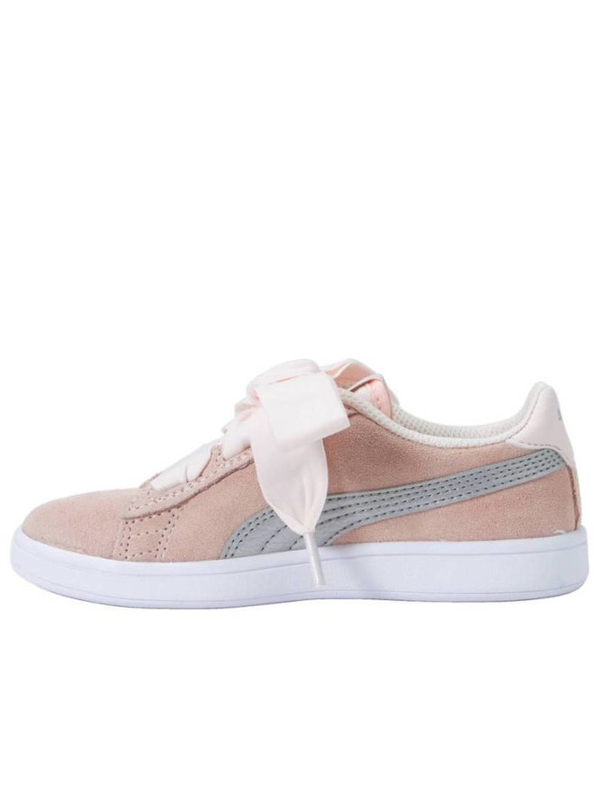 Puma Smash V2 Ribbon AC inf roze sneakers kids