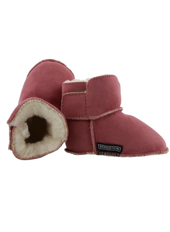 Bergstein Teddy roze sloffen baby