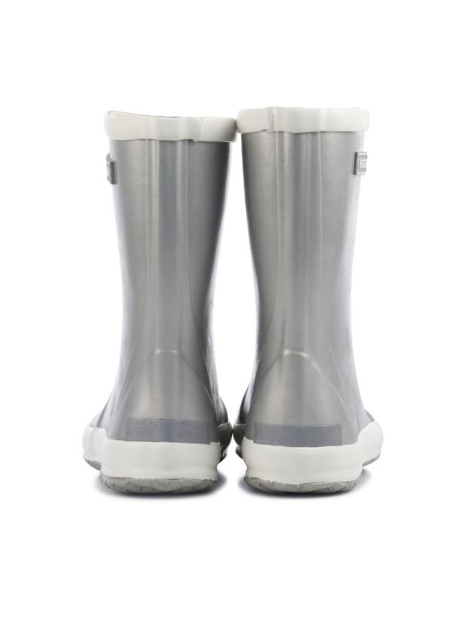 Bergstein Rainboot Glam zilver regenlaarzen kids