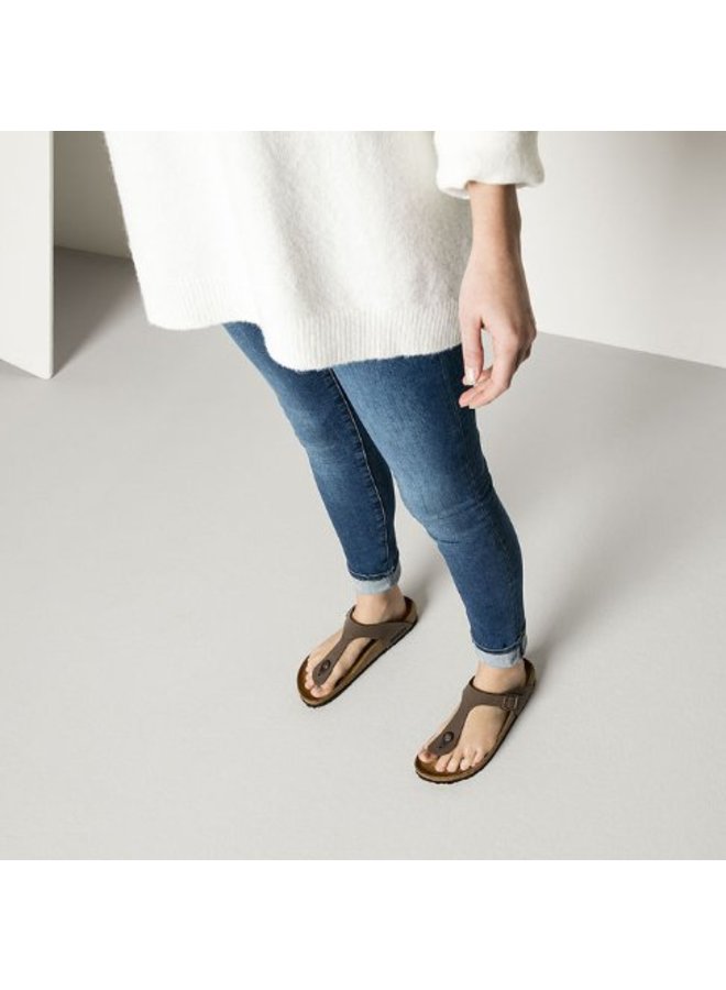 Birkenstock Gizeh bruin sandalen dames (043751) - outletsportschoenen.nl