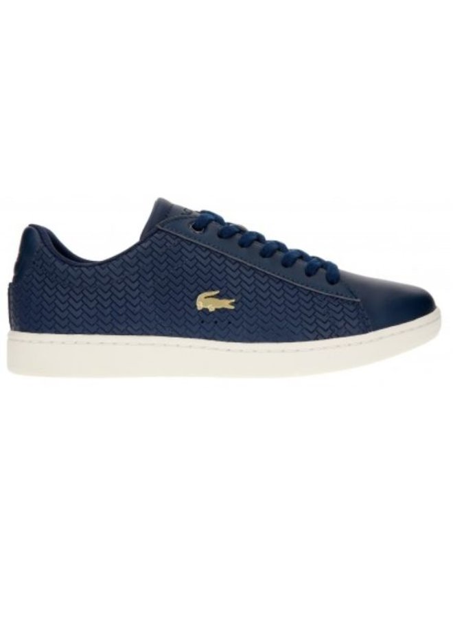 Lacoste Carnaby EVO 119 3 SFA blauw sneakers dames (737SFA0013J18) -  outletsportschoenen.nl