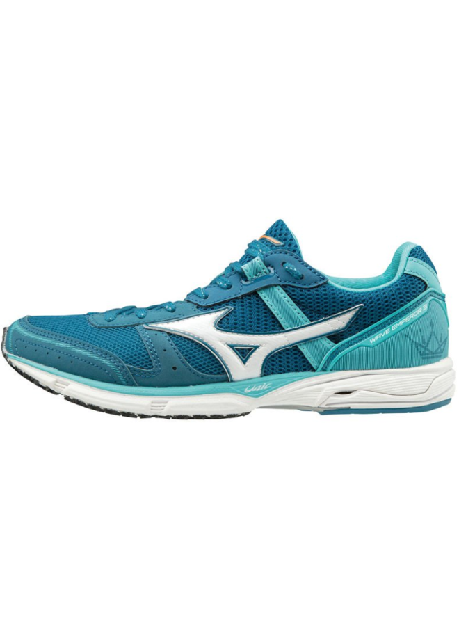 Mizuno Wave Emperor 3 blauw hardloopschoenen dames