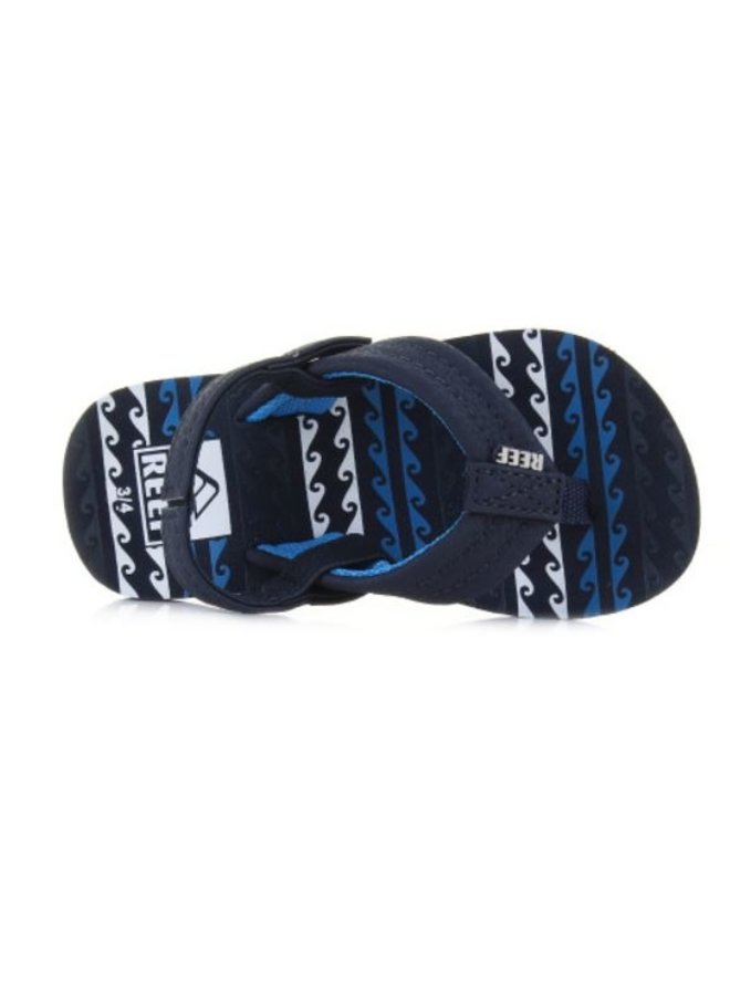 Reef Little AHI water blue slippers kids