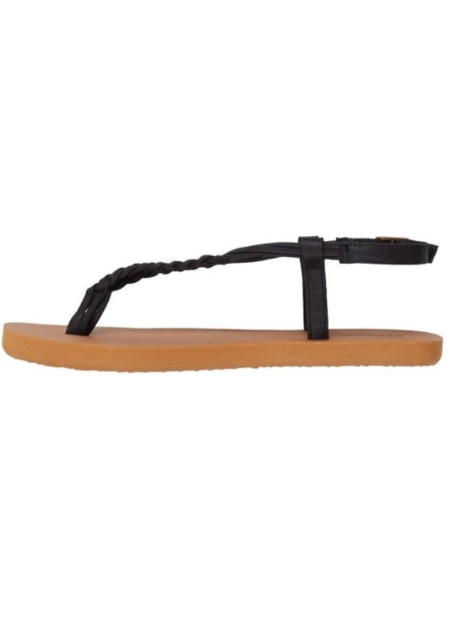 O'Neill FM Braided Ditsy Plus zwart sandalen dames