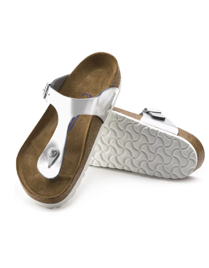 birkenstock dames zilver
