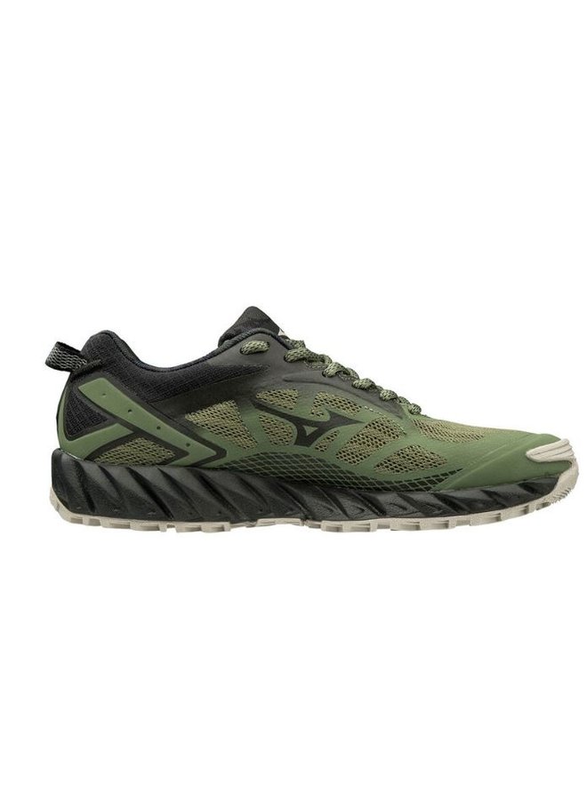 Mizuno Wave Ibuki 2 zwart groen hardloopschoenen dames