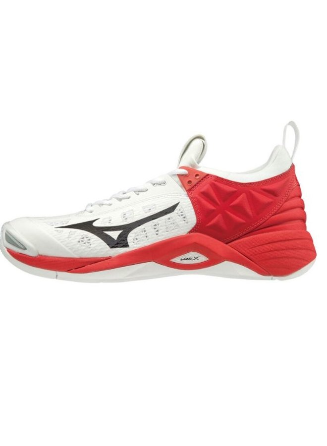 Wave Momentum wit rood volleybalschoenen unisex