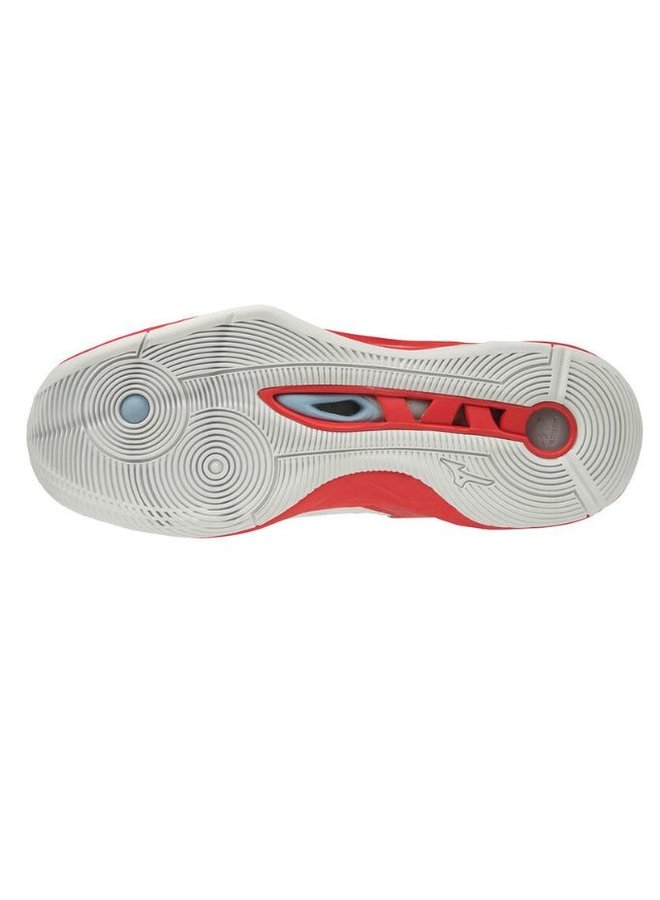 Mizuno Wave Momentum wit rood volleybalschoenen unisex