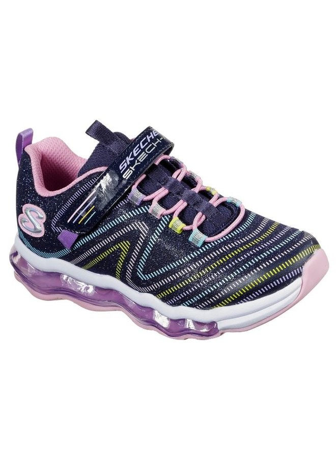 Skechers Skech-Air Wavelength donkerblauw sneakers meisjes