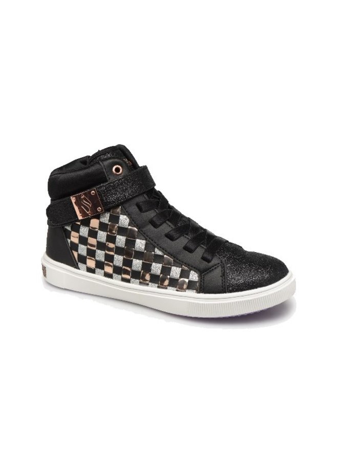 Shoutouts Glitz zwart sneakers meisjes