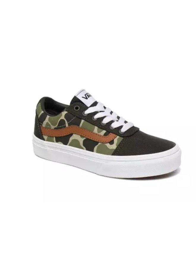 Vans YT ward forest groen sneakers kids VN0A38J9WLZ1 outletsportschoenen