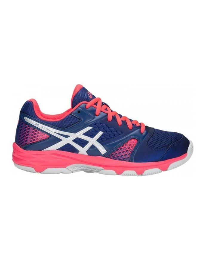 Gel Domain 4 blauw roze handbalschoenen dames -