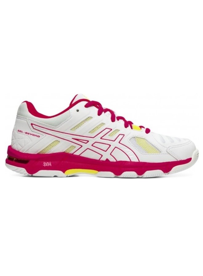 ASICS Gel Beyond 5 wit roze volleybalschoenen dames