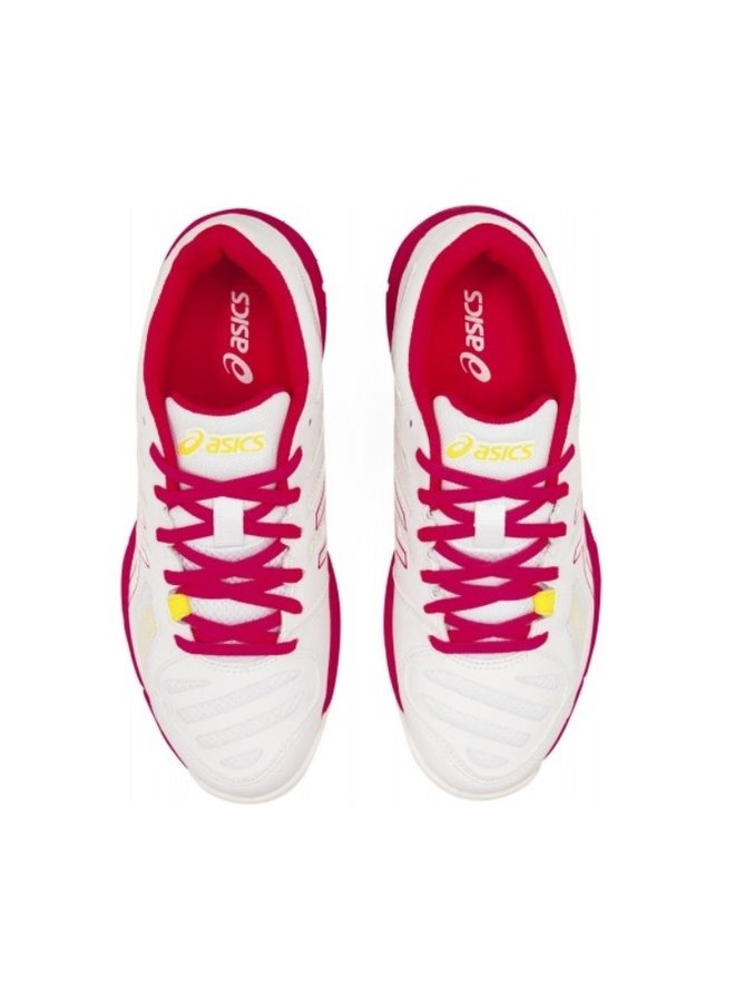 Norm Gestaag cultuur ASICS Gel Beyond 5 wit roze volleybalschoenen dames (B651N-100) -  outletsportschoenen.nl