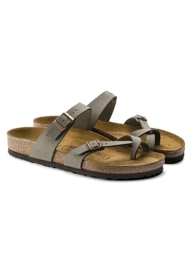 Birkenstock Mayari stone regular slippers dames