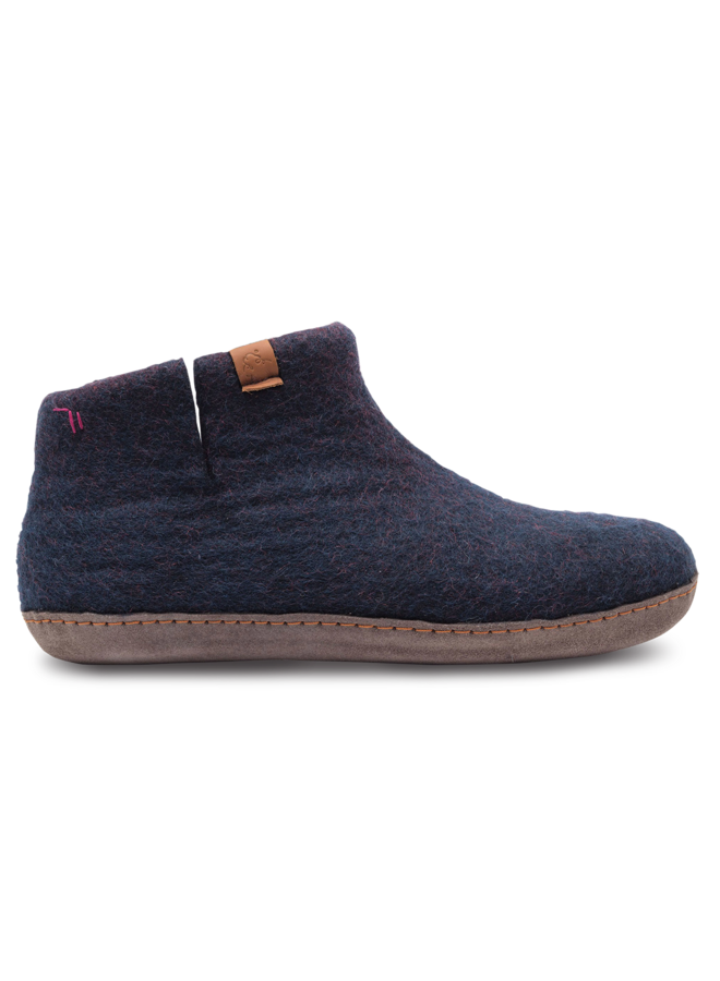 Everest pantoffels blauw uni