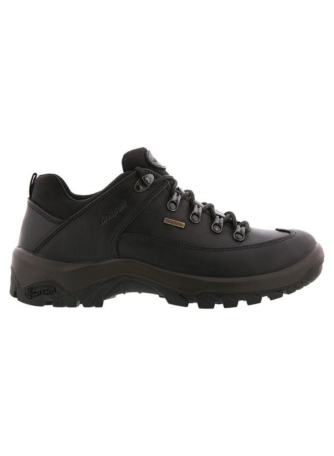 Brenta Low zwart wandelschoenen uni (a)