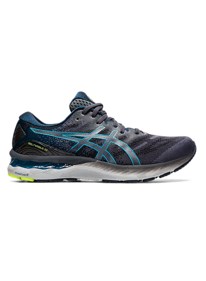 slim luchthaven Onaangeroerd ASICS Gel Nimbus 23 grijs hardloopschoenen heren (1011B004-020) -  outletsportschoenen.nl