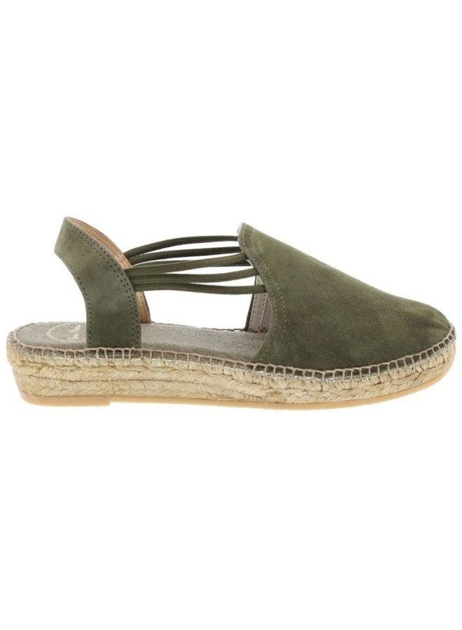 Nuria khaki espadrilles dames