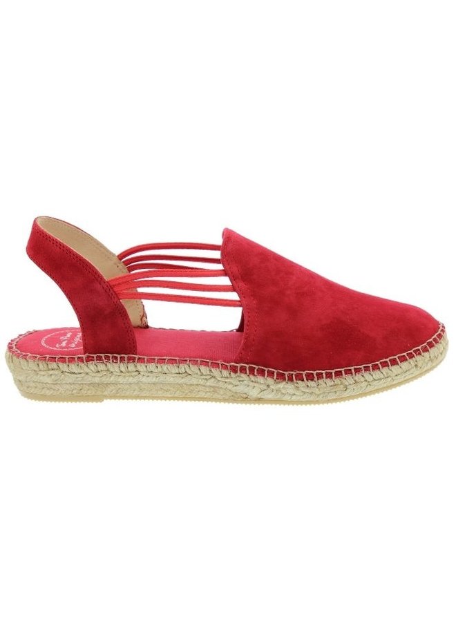 Toni Pons Nuria rood espadrilles dames outletsportschoenen