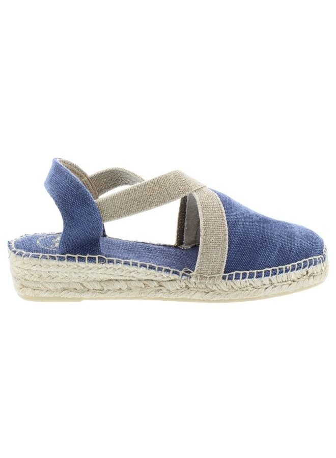 Toni Pons Verdi-V blauw espadrilles dames - outletsportschoenen.nl