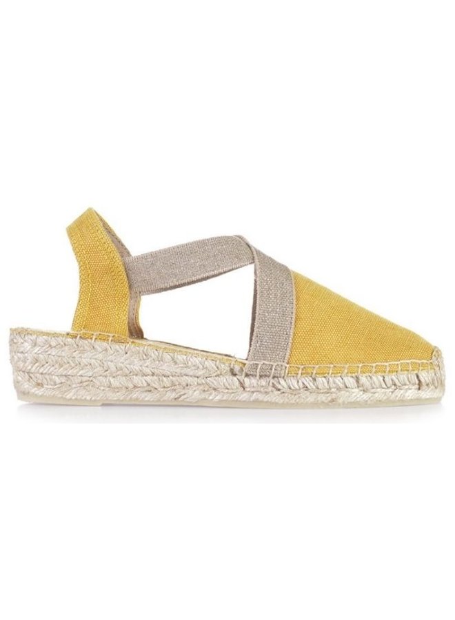 Toni Pons Verdi-V geel espadrilles dames