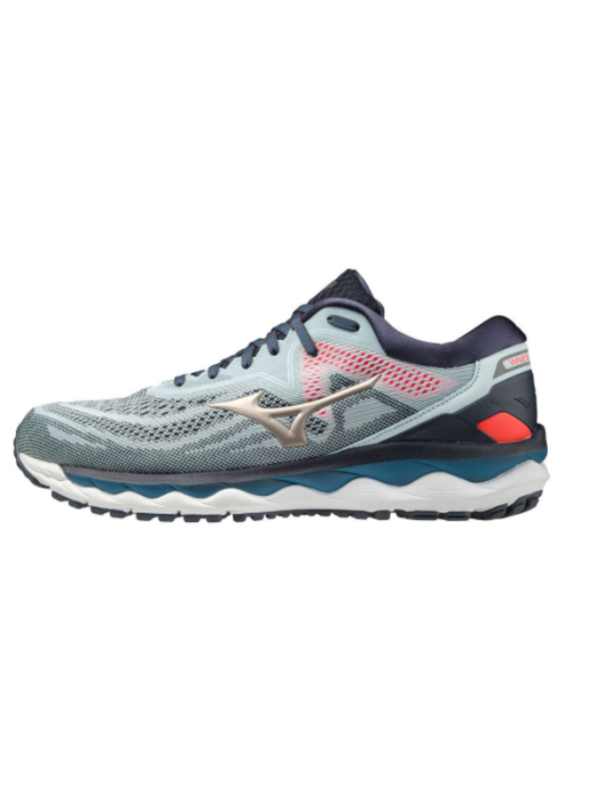 Mizuno Wave Sky 4 blauw hardloopschoenen heren